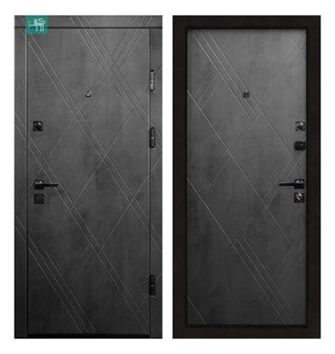 Двері металеві ПК-266+ Q Бетон темний