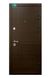 Дверь металлическая ПК-180/161 ЭЛИТ Венге горизонт темный/Царга Мадрид венге