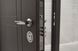 Двері металеві ПК-180/161 ЕЛІТ Венге горизонт темний/Царга Мадрид біла текстура