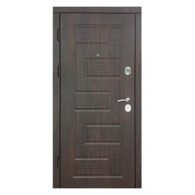 Дверь металлическая S.A. стандарт "Пиана" тик темный